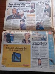 Hürriyet Gazetesi - 13 Nisan 2001 - Güney Afrika Futbol Maçında Tribünde Facia - Özer Altın Ben Olmaz Diyince Zeki Müren Kestirmedi - TÜSİAD'dan Hükümete Tarihî Çağrı Cesur Olun Kaybedecek Bir Şeyiniz Yok - Fransız Elçi Kemal Derviş'i Bizim Bakan Sandım - Sıfır Atma Uzmanı Geliyor