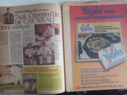 TV'DE 7 Gün Gong Haftalık Aktüalite Sinema Tiyatro Müzik ve Magazin Dergisi - 4 Haziran 1984 - Halit Kıvanç - Emel Sayın - Türkan Şoray - Romina Power - Al Bano - Zeynep Özal - Erdoğan Sevgin - Dört Tarih Dört Ramazan - Bedia Akartürk - Türkan Şoray - Kadir İnanır - Ahmet Mekin - Hikmet Feridun Es - Sami Ayanoğlu - Bora Ayanoğlu - Turan Seyfioğlu - Nilgün Akçaoğlu - Yayla Margarin Reklamı - Yedigün Gazoz Reklamı - Gülşah - Hülya Koçyiğit - Gonzo Gates - Stanley Riverside - Steve Mc Queen - Gençliğin Taptığı Tatlı Serseri - İbrahim Şevki Atasagun - Vahit Halefoğlu - Cemile Kutgün - Seden Kızıltunç - Cihat Tamer - İlhan İrem - Tolga Han - Shakin Stevens - Edip Akbayram - Banu - Alpay - Naki Turan Tekinsav - Agatha Cristey - Laurel acall - Albert Finney - Tunca Toskay - Yıldırım Gürses - Ender Asman - Esen Ünür - Emel Sayın - Rothmans Sigara Reklamı - Arçelik Buzdolabı Reklamı fotoğraf ve haberi - Tam Takım Dergi