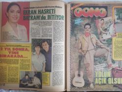 TV'DE 7 Gün Gong Haftalık Aktüalite Sinema Tiyatro Müzik ve Magazin Dergisi - 4 Haziran 1984 - Halit Kıvanç - Emel Sayın - Türkan Şoray - Romina Power - Al Bano - Zeynep Özal - Erdoğan Sevgin - Dört Tarih Dört Ramazan - Bedia Akartürk - Türkan Şoray - Kadir İnanır - Ahmet Mekin - Hikmet Feridun Es - Sami Ayanoğlu - Bora Ayanoğlu - Turan Seyfioğlu - Nilgün Akçaoğlu - Yayla Margarin Reklamı - Yedigün Gazoz Reklamı - Gülşah - Hülya Koçyiğit - Gonzo Gates - Stanley Riverside - Steve Mc Queen - Gençliğin Taptığı Tatlı Serseri - İbrahim Şevki Atasagun - Vahit Halefoğlu - Cemile Kutgün - Seden Kızıltunç - Cihat Tamer - İlhan İrem - Tolga Han - Shakin Stevens - Edip Akbayram - Banu - Alpay - Naki Turan Tekinsav - Agatha Cristey - Laurel acall - Albert Finney - Tunca Toskay - Yıldırım Gürses - Ender Asman - Esen Ünür - Emel Sayın - Rothmans Sigara Reklamı - Arçelik Buzdolabı Reklamı fotoğraf ve haberi - Tam Takım Dergi