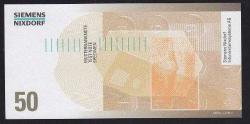 ALMANYA 50 SİEMENS NİXDORF TEST NOTE SPECİMEN ÇİL (152)