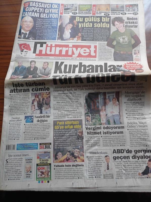 Hürriyet Gazetesi 8 Nisan 2006 Polat Alemdar Adalet Arıyor  
