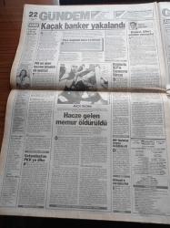 Hürriyet Gazetesi - 27 Mayıs 1994 - Trabzonspor'da Şota Arçil Umudu - Fenerbahçe'de Oğuz Çetin Aykut Kocaman Tamam - Yekta Güngör Özden'e Ağır Suçlama - İçişleri Bakanı Nahit Menteşe'ye Dayak Gensorusu - DEP Başbakan Tansu Çiller Yargıya Müdahale Etti - Hatip Dicle - Melih Gökçek'e Soruşturma - PKK'nın Adam Kaçırma Tekneleri Ele Geçirildi - Kaçak Banker Şahap Berker Yakalandı - Medyum Memiş'e Sahtecilikten Suç Duyurusu