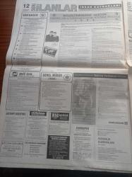 Hürriyet Gazetesi - 30 Mayıs 1994 - Fenerbahçe'de Hasan Özaydın Devri - Hakan Şükür Açtı Ağzını Yumdu Gözünü - Trabzonspor Şota Ve Arçil'i  Kaçırdı - İngiliz Gazetesinden Övgü Tansu Çiller 1996'ya Kadar Yerinde - 5 Tecavüzcüye Bayrampaşa Cezaevinde İnfaz - Rauf Denktaş'tan Hikmet Çetin'e Siz Moralimi Bozmazsanız İyiyim - Boksör Muhammed Ali - Barzani Kuvvetleri Halepçe'ye Girdi
