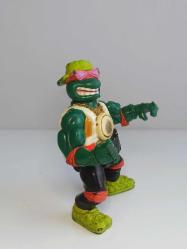 1991 Teenage Mutant Ninja Turtles Rappin Mike Playmates Michelangelo Ninja Kaplumbağalar Figür