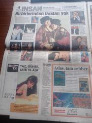 Hürriyet Gazetesi - 20 Haziran 1994 - İbrahim Tatlıses - Pavarotti - İzmirli Kıza Zenci Koca - Dünya Kupası ABD - Brezilya'nın Yıldızı Romario - Rusya'nın Yıldızı Onopko - Devlet Bakanı Aykon Doğan İle Otomobil Üreticileri Arasında Büyük Pazarlık - Özer Çiller Tutuksuz Bir Hapis Hayatı Yaşıyorum - Bülent Ecevit'in Mitingine Bomba - Refah Partisi - Hüsamettin Cindoruk - Murat Karayalçın'ın Büstü Söküldü