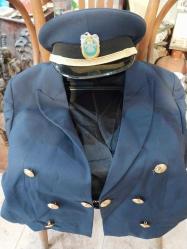 Antika - Türk Hava Kuvvetleri Astsubay KIŞLIK Mesdres (Düğün) Ceketi ve Şapkası, Nadir Koleksiyonluk, Kondüsyonu Çok İyi.. - kitantik - kitaLog