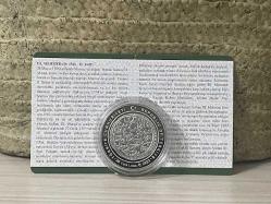 2023 - 3. Mehmed (Mehmet) - Osmanlı Padişahları Serisi No:13 - Darphane Sertifikalı Gümüş Hatıra Para - Çil kondisyon