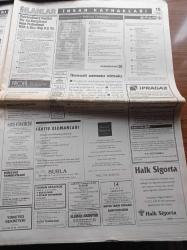 Hürriyet Gazetesi - 12 Haziran 1994 - Pentagram'ın Şehit Düşen Genç Gitaristi Ümit Yılbar'ın Vefalı Öğrencileri - Gökhan Özoğuz - Galatasaray'da Saftig'e ne İşi İmzaya Kaldı - Dünya Kupası Sebebiyle Nijerya Ambargo Deldi - Ege'de Silahsız Uçuş - TÜSİAD Başkanı Halis Komili Bina Çökerse Herkes Altında Kalır - Ankara DGM Başsavcısı Nusret Demiral DEP'liler Köpek Değil Ki Seveyim - Aziz Nesin'e Özel Mezar Kararnamesi - Genelkurmay Başkanı Doğan Güreş