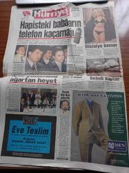 Hürriyet Gazetesi - 12 Haziran 1994 - Pentagram'ın Şehit Düşen Genç Gitaristi Ümit Yılbar'ın Vefalı Öğrencileri - Gökhan Özoğuz - Galatasaray'da Saftig'e ne İşi İmzaya Kaldı - Dünya Kupası Sebebiyle Nijerya Ambargo Deldi - Ege'de Silahsız Uçuş - TÜSİAD Başkanı Halis Komili Bina Çökerse Herkes Altında Kalır - Ankara DGM Başsavcısı Nusret Demiral DEP'liler Köpek Değil Ki Seveyim - Aziz Nesin'e Özel Mezar Kararnamesi - Genelkurmay Başkanı Doğan Güreş