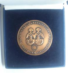 Anadaolu Medeniyetleri TC Darphane Kültür Ve Turizm Bakanlığı Hatıra Madalyon Orjinal Darphane Kutusunda 1983