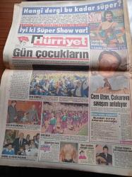 Hürriyet Gazetesi - 24 Nisan 1993 - Cem Uzan Çukurova Elektrik Savaşı'nı Anlatıyor - İstanbul 2000 Olimpiyat Adaylığı - Hakan Şükür İtalya'da Oynamak İstiyorum - Fenerbahçe'de Para İsyanı - Süleyman Demirel 226'yı Bulan Başkan Olur - Özal Ailesinde Yas Ve Sevinç Peş Peşe - Efe Özal'ın Oğlu Oldu - Semra Özal'dan Turgut Özal'ın Mezarına Gece Ziyareti - Süleyman Demirel'i İlk Kutlayan Kenan Evren - Erdal İnönü'yü Unuttular