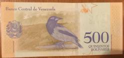 VENEZUELA 500 BOLİVAR 2018 ÇİL PARA RESİMDEKİ