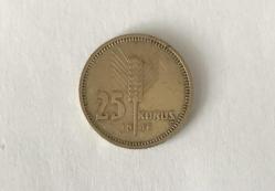 1946 ÇİLLL 25 KURUŞ / ÇİL ALTI