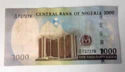 Nijerya 1000 Naira 2021 Çil altı