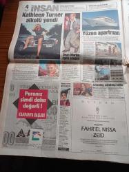 Hürriyet Gazetesi - 1 Mayıs 1994 - Fenerbahçe Kurban Kesti - Oğuz Çetin Erol User'i Tersledi - Galatasaray'da Şampiyonluk Provası - Özer Çiller'in Yatı Yaza Hazır - İşadamları Parayı Kumarda Batırıyor - Sheraton Hotel - Dündar Altay - Ali Balkaner - Tansu Çiller Geçici Hükümet Modeline Sert Tepki Gösterdi