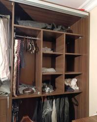 AHŞAP YATAK ODASI CEVİZ KAPLAMA ,170 BİN TL LİK ÖZEL YAPIM YATAK ODASI TAKIMI 59  BİN TL YE