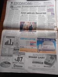 Hürriyet Gazetesi - 24 Kasım 1993 - Galatasaray Şampiyonlar Ligi'nde Barcelona Karşısında - Herkül'ü İstiyoruz - Koyu Beşiktaşlı Hikmet Çetin Galatasaray'la Gurur Duyuyorum - Tahsin Öztin'i Kalbimize Gömdük - Tansu Çiller Kendini Adnan Menderes'e Benzetti - Koalisyon Gitti Geldi - PKK'yı Vur Emri ABD'den Geldi