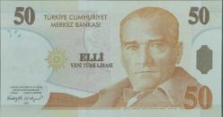 8.EMİSYON 50 YENİ TÜRK LİRASI 50 YTL  2005