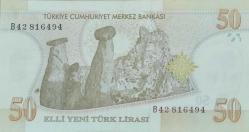 8.EMİSYON 50 YENİ TÜRK LİRASI 50 YTL  2005