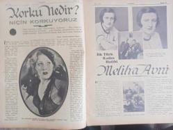 7 Gün Haftalık Aktüalite Sinema Tiyatro Müzik ve Magazin Dergisi - 12 Şubat 1936 - Bir Saltanatın İki Siması - Hacı Adil Bey - Hüseyin Cahid Yalçın - İlletler ve Sakatlıklar Neden Doğuyor? - En Yeni Fen: Radyestezi - Mühendis Sedat Nuri - Sinop'a Nasıl Sürüldüm - Korku Nedir ? Niçin Korkuyyoruz - Meliha Avni - Hikmet Feridun - Meraklı Bilgiler - Büyük Adamların Meşhur Eşleri - Ömer Rıza - Bernar Schaw - Frikya Efsanesi Sibel - Atlantis - Erkek Kolejinde Küçük Bir Gezinti - Herkes Dedektif Olabilir Mi? - Yurtta Tiyatro - Aşkın Yanıbaşında - Selami İzzet - Daktilo His Aşk ve Memleket Romanı - Kadircan Kaflı - 10 Yılın Tarihi - Aspirin Reklamı - 35 Yaşında Bir Kadın 19 Yaşında Bir Sarışın Kızın Nişanlısını Kaçırıyor - Hasan Özlü Unları Reklamı - Telefunken 1936 Radyo Reklamı fotoğraf ve haberi - Tam Takım Dergi