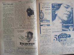 7 Gün Haftalık Aktüalite Sinema Tiyatro Müzik ve Magazin Dergisi - 24 Nisan 1935 - Kadınlar Kurumunun Toplantısı - Ford Dans Ediyor - Çocuk Haftası - Ulusal Mimari Resim Sergisi - İzmir Kız Sanat Enstitüsünde - 1950 Senesinde Dünya Bambaşka Bir Dünya Olacak - Altın Yapan Adam - Mısırda 7 Gün - Ercümend Ekrem Talu - Faruk Nafiz - Çocuk - Aile Köşesi - Mutlu Evliler Evlilikte Yaş Farkı - Malta Adasında - Esaret Hatıraları - Hüseyin Cahit Yalçın - Kördüğüm Hikayesi - Yağız Atlı! - Golçur Han - Kadircan Kaflı - Ciltlerimiz - Soy Adları - Aspirin İlaç Reklamı - Frigidaire Buzdolabı Reklamı fotoğraf ve haberi - Tam Takım Dergi