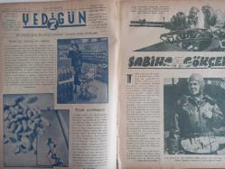 7 Gün Haftalık Aktüalite Sinema Tiyatro Müzik ve Magazin Dergisi - 19 Nisan 1938 - Hayat Pratikleşiyor - Sabiha Gökçen - Görmeye Başlıyan El - Şans Nedir? - Hüseyin Cahit - Meraklı Bilgiler - Muvaffakiyetin 10 Formülü - Mercandan Babıaliye - Hüseyin Cahit - Pul Köşesi - Jimnastik ve Spor Yapmalı Mı? - Fikir ve Sanat - Mikrop ve Çocuk Hikayesi - Sadri Ertem - İdare Amirlerimiz Afyonun Kıymetli Valisi: Durmuş Evrendilek - Koca Sinan ile Bir Saat - Tarih İçinde Bir Mülakat - Fatih İstanbul'da - Turhan Tan - Cimi Sarandos - EV Doktoru - Çalıkuşu - Reşat Nuri Gültekin - Radyolin Diş Macunu Reklamı - Osram Ampul Reklamı - RCA Radyo Reklamı fotoğraf ve haberi -
