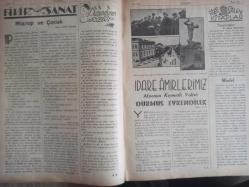 7 Gün Haftalık Aktüalite Sinema Tiyatro Müzik ve Magazin Dergisi - 19 Nisan 1938 - Hayat Pratikleşiyor - Sabiha Gökçen - Görmeye Başlıyan El - Şans Nedir? - Hüseyin Cahit - Meraklı Bilgiler - Muvaffakiyetin 10 Formülü - Mercandan Babıaliye - Hüseyin Cahit - Pul Köşesi - Jimnastik ve Spor Yapmalı Mı? - Fikir ve Sanat - Mikrop ve Çocuk Hikayesi - Sadri Ertem - İdare Amirlerimiz Afyonun Kıymetli Valisi: Durmuş Evrendilek - Koca Sinan ile Bir Saat - Tarih İçinde Bir Mülakat - Fatih İstanbul'da - Turhan Tan - Cimi Sarandos - EV Doktoru - Çalıkuşu - Reşat Nuri Gültekin - Radyolin Diş Macunu Reklamı - Osram Ampul Reklamı - RCA Radyo Reklamı fotoğraf ve haberi -