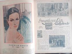 7 Gün Haftalık Aktüalite Sinema Tiyatro Müzik ve Magazin Dergisi - 26 Haziran 1935 - Radyo Nasıl Can Kurtarır - Kadın ve Deniz - Amerikan Kız Kolejinde - Suad Arık - Mumya Türklerin İcadıdır - Afrika Ormanlarında Bir Aşk Macerasının Kahramanı Olan Zürafe - Apollon 1935 - Altın Olta - On Yılın Hikayesi - Hüseyin Cahid Yalçın - Mezamir - Yaz Hikayesi - Selami İzzet Kayacan - Yaz Sağlık Öğütleri - Foya Romanı - Edhem İzzet Benice - İtalya Habeş - Malta Adasında Esaret Hatıraları - Ucuz Makinaların En Kibarı - Eskişehir'in Hasan Beyi - Güzel Süvari - Deniz Safası Sürünüz Johnson - Frigidaire Soğuk Hava Dolabı Reklamı fotoğraf ve haberi - Tam Takım Dergi