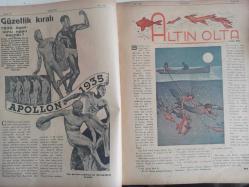 7 Gün Haftalık Aktüalite Sinema Tiyatro Müzik ve Magazin Dergisi - 26 Haziran 1935 - Radyo Nasıl Can Kurtarır - Kadın ve Deniz - Amerikan Kız Kolejinde - Suad Arık - Mumya Türklerin İcadıdır - Afrika Ormanlarında Bir Aşk Macerasının Kahramanı Olan Zürafe - Apollon 1935 - Altın Olta - On Yılın Hikayesi - Hüseyin Cahid Yalçın - Mezamir - Yaz Hikayesi - Selami İzzet Kayacan - Yaz Sağlık Öğütleri - Foya Romanı - Edhem İzzet Benice - İtalya Habeş - Malta Adasında Esaret Hatıraları - Ucuz Makinaların En Kibarı - Eskişehir'in Hasan Beyi - Güzel Süvari - Deniz Safası Sürünüz Johnson - Frigidaire Soğuk Hava Dolabı Reklamı fotoğraf ve haberi - Tam Takım Dergi