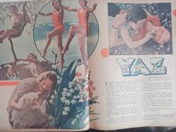 7 Gün Haftalık Aktüalite Sinema Tiyatro Müzik ve Magazin Dergisi - 26 Haziran 1935 - Radyo Nasıl Can Kurtarır - Kadın ve Deniz - Amerikan Kız Kolejinde - Suad Arık - Mumya Türklerin İcadıdır - Afrika Ormanlarında Bir Aşk Macerasının Kahramanı Olan Zürafe - Apollon 1935 - Altın Olta - On Yılın Hikayesi - Hüseyin Cahid Yalçın - Mezamir - Yaz Hikayesi - Selami İzzet Kayacan - Yaz Sağlık Öğütleri - Foya Romanı - Edhem İzzet Benice - İtalya Habeş - Malta Adasında Esaret Hatıraları - Ucuz Makinaların En Kibarı - Eskişehir'in Hasan Beyi - Güzel Süvari - Deniz Safası Sürünüz Johnson - Frigidaire Soğuk Hava Dolabı Reklamı fotoğraf ve haberi - Tam Takım Dergi