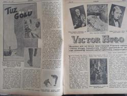 7 Gün Haftalık Aktüalite Sinema Tiyatro Müzik ve Magazin Dergisi - 5 Haziran 1935 - Büyük Bir Türk Kumandanı: Plevne Kahramanı Osman Paşa - Fatma Zatıgül - Yedigünde Bir Yeni Hayatta Genç Kızlar - Hüseyin Cahid Yalçın - Tuz Gölü - Victor Hugo - Bir Türkün İcadı - Kol Kesen, Karın Deşen Genç Kız: Operatör Suat - Tarihten Bir Yaprak - Amcazade ve Hoca Feyzullah - Ahmed Refi - Dil Bilmek - Nurullah Ataç - Sezar ve Kleopatranın Aşkı - Ömer Riza - Malta Adasında Esaret Hatıraları - Hüseyin Cahit Yalçın - Doğan Ayın Kenarına Satırlar. - Kadın ve Moda - Mahmut Yesari - Mutlu Evliler Yatak Odası - Foya Romanı - Aspirin Krem Reklamı - 7 Saatlik Pudra - Johnson Deniz Motoru Reklamı - Frigidaire Soğuk Hava Dolabı Reklamı fotoğraf ve haberi - Tam Takım Dergi