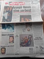 Hürriyet Gazetesi - 18 Haziran 1994 - 1994 ABD Dünya Kupası - Bill Clinton'ı Kızı İkna Etti - Berna Laçin - Muazzez Abacı - Recep Tayyip Erdoğan'dan Yollara Refah Partisi Yeşili - İşte DEP Gerçeği - Yurtdışına Kaçan Nizamettin Toguç'un PKK Bayraklı Kürsüde Apo Posteri Önünde Çekilen Fotoğrafı - Borsa Kralı Nasrullah Ayan Tutuklandı