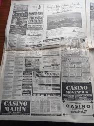 Hürriyet Gazetesi - 16 Aralık 1992 - A Milli Takım Yıldızlar Topluluğu Hollanda Önünde - İnönü Stadında 50. Milli Maç - Sepp Piontek - Somali Birliği'ne Seks Uyarısı - Bekar Bakan İbrahim Tez'den Sıcak Kutlama - Yugoslavya Başbakanı Milan Paniç Türkiye'ye Meydan Okudu - Koca Reis Sadettin Bilgiç'in İntikamı