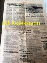 İSTANBUL 24 SAAT GAZETESİ YEREL TAŞRA BASINI ---10 Ekim 1955 --Fenerbahçe Markoş ve Demokrasi -F. Çelikbaş ve  Karaosmanoğlu D. P  'den İhraç Edildi ---Celal Yardımcı  Avusturya  Maarif  Nazırıyla -Spor :Galatasaray  :3 İstanbul  Spor :0--Bölükbaşı  Ya çizme ---İki Kraliçe  Müstakbel  Kralı  Dünyaya Getirmek için Yarışıyor ---
