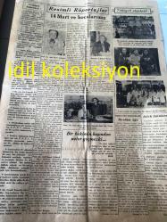 İSTANBUL  TIBBIYELİ  GAZETESİ YEREL TAŞRA BASINI ---14 MART 1952 ---Bütün Yurtta Bugün Tıp Bayramı Kutlanıyor --Talebe Sanatoryum  Hocamız Ord Prof . Tevfik Sağlam  ve Sağlık  Bakanı Sayın Dr.Ekrem Hayri Üstündağ  Himmet ile Üniversite Talebe Bir Sanatoryuma Kavuşuyor --Dr .Akil  Muhtar  Özden --14 Mart :Sami Artık --Hekimlikte Tesanüt  :Doç Dr :Halit Ziya Konuralp --Prof .Dr .Arif İsmet Çetingil -,Prof .Dr .A. Süheyl Ünver --Stajyerlerle bir grup Doç .Dr :Kamil Akolla --