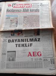 Hürriyet Gazetesi - 25 Mayıs 1994 - Galatasaray Beşiktaş Hızlı Fenerbahçe Uykuda - Rıza Çalımbay - Suat Kaya - Ergün Pembe - Cannes Film Festivali Sürprizle Sonuçlandı - İtalyan Oyuncu Virna Lisi İsabelle Adjani'yi Ezerek En İyi Kadın Oyuncu Ödülünü Aldı - SHP Lideri Murat Karayalçın İstikrar Ve IMF Benim Tabanım İçin Olumsuz Şey - Genç Müzisyen Uzay Heparı'dan Ümit Kesildi - Talabani Barzani Buluşması Türkiye'de - Tansu Çiller - Alman Cumhurbaşkanı Türkleri Koruyacağız