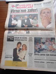 Hürriyet Gazetesi - 25 Mayıs 1994 - Galatasaray Beşiktaş Hızlı Fenerbahçe Uykuda - Rıza Çalımbay - Suat Kaya - Ergün Pembe - Cannes Film Festivali Sürprizle Sonuçlandı - İtalyan Oyuncu Virna Lisi İsabelle Adjani'yi Ezerek En İyi Kadın Oyuncu Ödülünü Aldı - SHP Lideri Murat Karayalçın İstikrar Ve IMF Benim Tabanım İçin Olumsuz Şey - Genç Müzisyen Uzay Heparı'dan Ümit Kesildi - Talabani Barzani Buluşması Türkiye'de - Tansu Çiller - Alman Cumhurbaşkanı Türkleri Koruyacağız