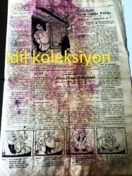 İSTANBUL ŞEYTAN GAZETESİ YEREL TAŞRA BASINI--8 Şubat 1947 Sayı :2 Yıl :1--Mareşal Millettir --Yağma Hasan 'nın Böreği Diş işleri Bakanı Hasan Saka Birleşik Milletlere Başvurdu --Hilmi Uran 'ın Fikirleri Çalındı --Şarap Müsabakası --