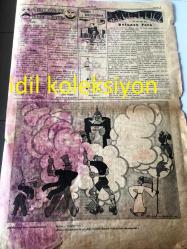 İSTANBUL AMCABEY SİYASİ MİZAH GAZETESİ  YEREL TAŞRA BASINI -5 Birinci kanun 1942 Cilt :1 Sayı :1  --Dert Aynası  Bacanak --Yola Çıkarken :Necmeddin Sadak --Olağan İşler Paydos Borusu --Kısa Hikaye :İradeli Külliye  --Kemiksiz Diller :Necip Fazıl Kısakürek