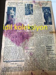 İSTANBUL  RESİMLİ İSTANBUL GAZETESİ YEREL TAŞRA BASINI --22 Mayıs 1933 YIL :1 Sayı :1--Bu Genç Anlatıyor --Bu nasıl mahluk kız mı oğlan mı?  Berberlik pek nazik bir iş oldu -- 35 Sene Önce Rıhtımda --Bir İstanbul  Çapkını  Hatıralarını Anlatıyor ---Holiwood Güzeller Burası  Rezalet --:Joan Mars --Hukuki içtimai meseleler --