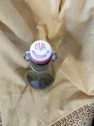 Bira Şişesi , Yeşil Renkli Porselen Tapalı, Antika Bira Şişesi 27,5 cm.