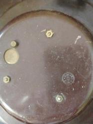 ANTİKA DUVAR SAATİ, BAYARD MARKA 1935 - 1940  FRANSA ÜRETİMİ KURMALI, BAKALİT KASA 8 GÜNLÜK DUVAR SAATİ, Sorunsuz Çalışmaktadır, makinesi mükemmel orijinâl üründür..