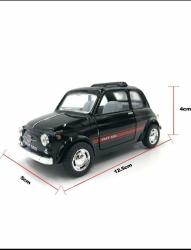 Fiat 500 Die-cast model siyah