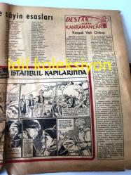 İSTANBUL YİĞİT MEHMETÇİK GAZETESİ YEREL TAŞRA BASINI ----19 Temmuz 1957 Yıl :1 Sayı :20--Ordu mensuplarının nakil ve tayin  esasları --Baş Güreşleri --Kendi  kendimizi müdafaa Metotları --Dağlar Şahini :Orhan Özkırım --Atatürk 'ten Fıkralar ---Ordu mensuplarının  nakil  ve tayin esasları ---Konyalı Veli Onbaşı ----Köroğlu Masalı :Naki  Tezel--