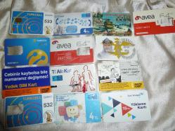 TELEFON KARTI KOLEKSİYONU 40 ÇEŞİT+96 KARTLIK SIFIR ALBÜM