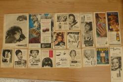 BAYAN KUAFÖR GÜZELLİK CİLT BAKIMI MAKYAJ MALZEMELERİ REKLAMLARI 1960-1965 YILLARI DERGİLERDEN ÇIKMA 75 ADET+ÜCRETSİZ KARGO