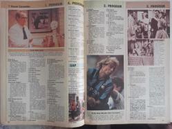 TV'de 7 Gün Gong Tv Program Dergisi - 4-11 Kasım - Alcanzar Filmi - Eduardo Capatillo - Beybaba - Tekin Akmansoy  Nuri Kantar - Kan Kardeşler - Necla Nazır - Serdar Gökhan - Rio Bravo Filmi - Angie Dickinson - John Wayne - Müzik Yelpazesi Filmi - Sezen Cumhur Önal - Janet Jackson - Sazının Ustaları - Cemile Kutgün - İzzet Altın - Selahattin Erköse - Murat Erköse - Kıymet Erköse - Hollywood Yıldızları - Meryl streep - Kamçılı Adam - Steven Spielberg - Festivallerden - Bebek Kimin - Bruce Weits - Robin Star Resser - Anne Jackson - Michael Stratford - Tuzak Filmi - Charles Walters - Frank Sinatra - Debbie Reynolds - Kanun Savaşçıları - Gülben Ergen - Serdar Gökhan - Büyük Tuzak Filmi - Ken Wahl - Ray Charles - James Brown - Dan Aykrod- Cazcı Kardeşler filmi - Yalan Rüzgarı dizisi - Tracey Bregman - Doug Davidson - Savaş filosu filmi - Robert Stack - Edmond O'Brien fotoğraf ve haberi - Tam Takım Dergi