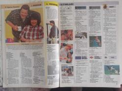 TV'de 7 Gün Gong Tv Program Dergisi - 26 Ağustos - 1 Eylül - Yeni Yetme Karateci - Ralph Macchio - Duygu Çemberi Dizisi - Kartal Tibet - Nükhet Duru - Faruk Peker - Müzikle Yolculuk - Ayla Algan - Edip Akbayram - Pasaklı Haydut Filmi - Burt Kennedy - Frank Sinatra - George Kennedy - Anne Jackson  - John Goodman - Karateci Çocuk - Maccio N. Pat Morita - Güzel ve Çirkin filmi - Ron Periman - Linda Hamilton - Nailea Norvind - Shirley Maclaine - Jack Lemmon - Billy Wilder - Ajda Pekkan - Ela Altın - Tanita Tikaram - Kaptan Coesteau - Gina Hecht - Amick - Jimnastik Koltuğu Reklamı fotoğraf ve haberi - Tam Takım Dergi