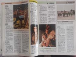 TV'de 7 Gün Gong Tv Program Dergisi - 26 Ağustos - 1 Eylül - Yeni Yetme Karateci - Ralph Macchio - Duygu Çemberi Dizisi - Kartal Tibet - Nükhet Duru - Faruk Peker - Müzikle Yolculuk - Ayla Algan - Edip Akbayram - Pasaklı Haydut Filmi - Burt Kennedy - Frank Sinatra - George Kennedy - Anne Jackson  - John Goodman - Karateci Çocuk - Maccio N. Pat Morita - Güzel ve Çirkin filmi - Ron Periman - Linda Hamilton - Nailea Norvind - Shirley Maclaine - Jack Lemmon - Billy Wilder - Ajda Pekkan - Ela Altın - Tanita Tikaram - Kaptan Coesteau - Gina Hecht - Amick - Jimnastik Koltuğu Reklamı fotoğraf ve haberi - Tam Takım Dergi