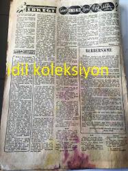 İSTANBUL MAGAZİN GAZETESİ YEREL TAŞRA BASINI --2 OCAK 1952  Sayı :1 - Buda Böylesi :Rauf Ulukut --Büyük Günahlar : Murad Sertoğlu --Ses Yıldızlarından --Dünyanın Meşhur Mektupları --Sultan Süleyman Oğlunu Çadırında Nasıl Boğdurdu ?--Zehirli Aşk --İstanbul  Çiçekleri -- Sevişmek İştiyakile --Liraya Odalar --